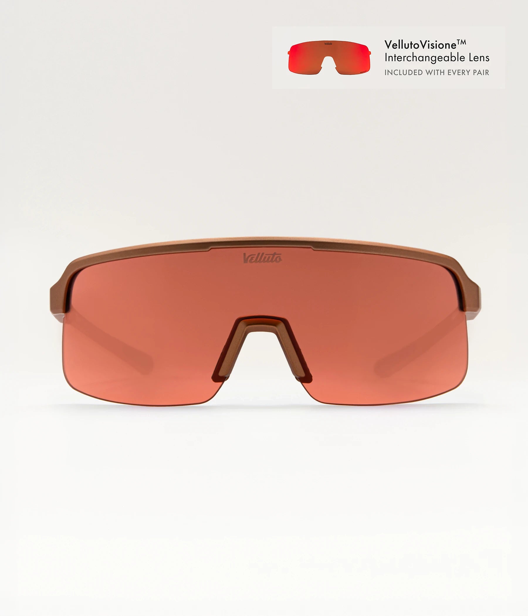 Velluto StradaPro Cycling Glasses | Arancia