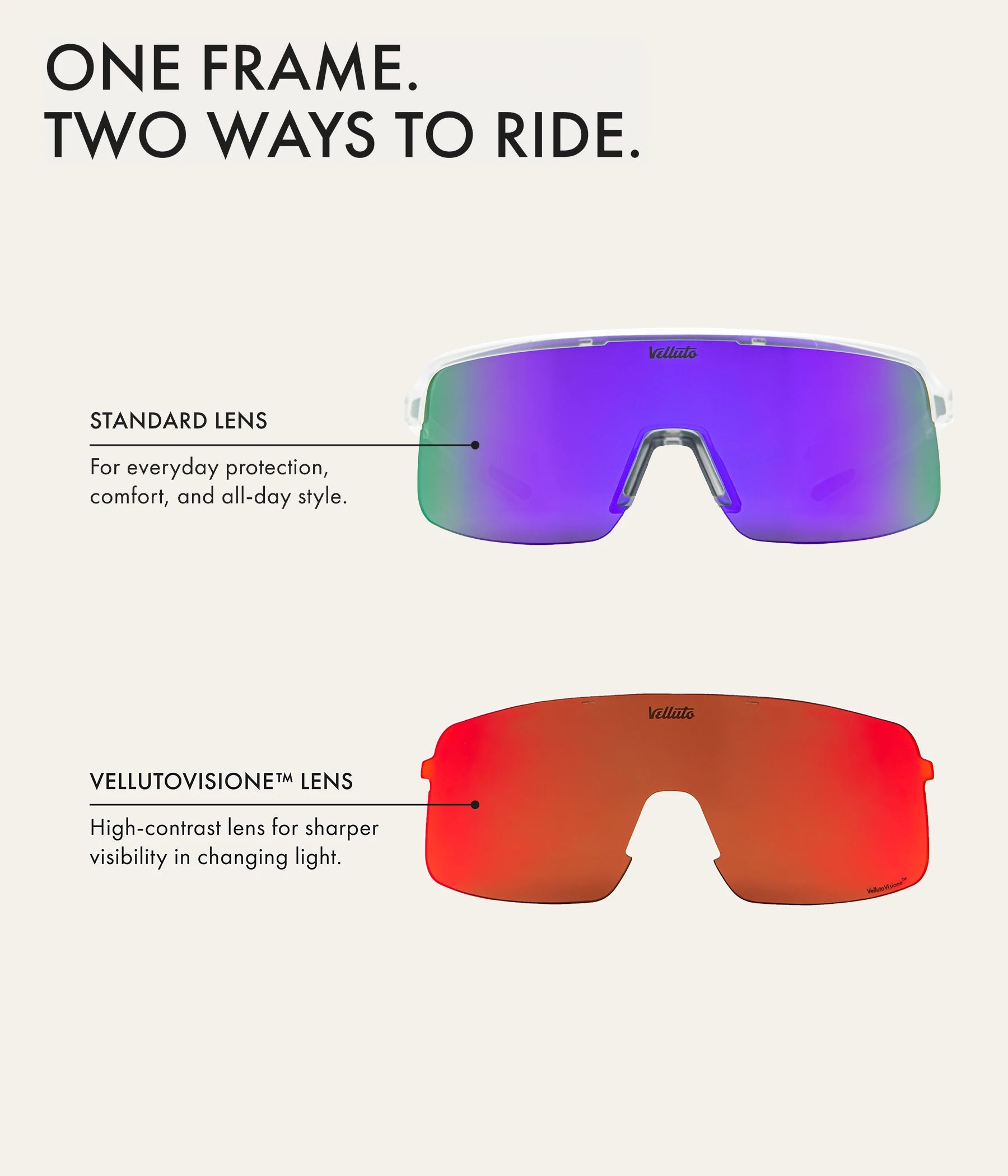 Velluto StradaPro Glasses | Viola