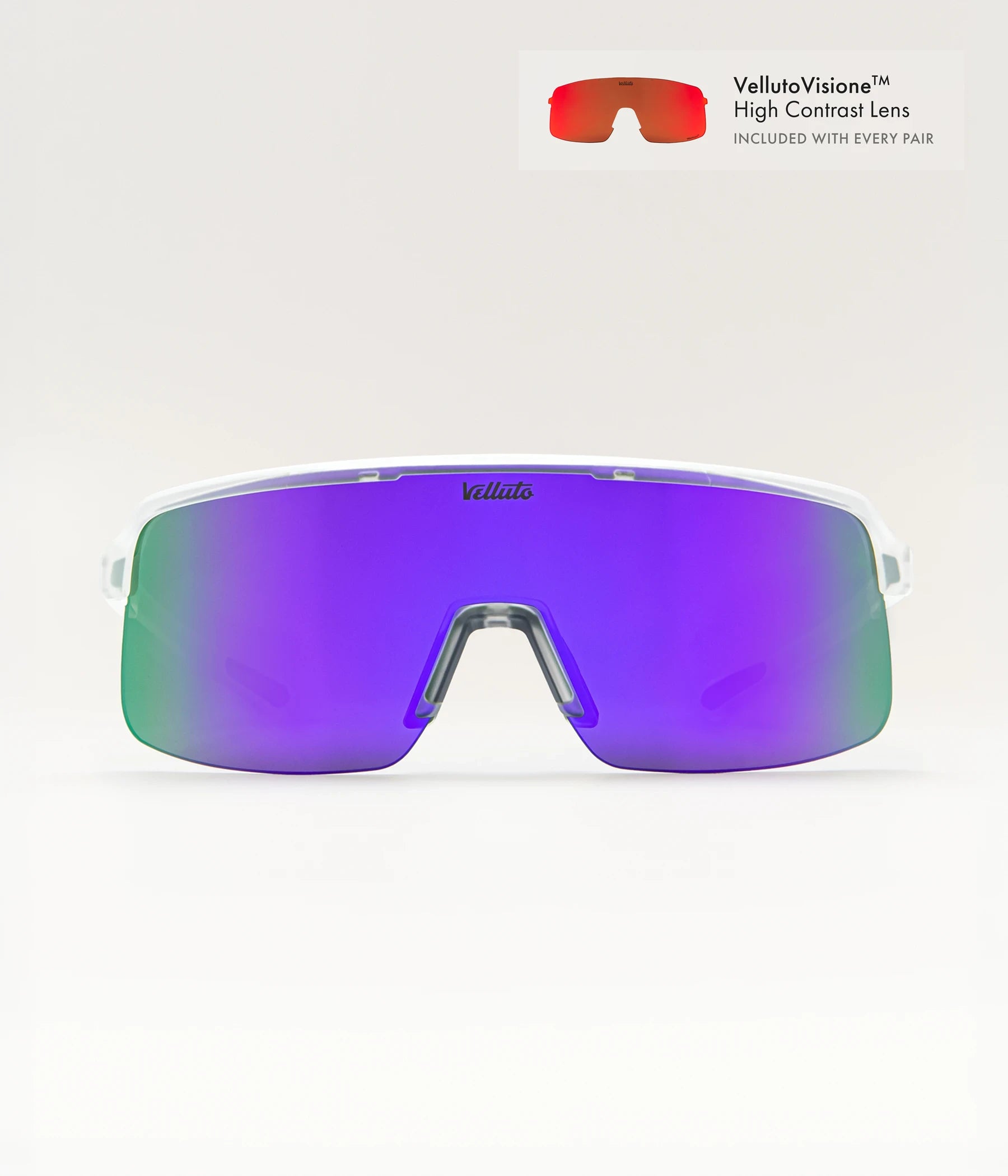 Velluto StradaPro Cycling Glasses | Viola