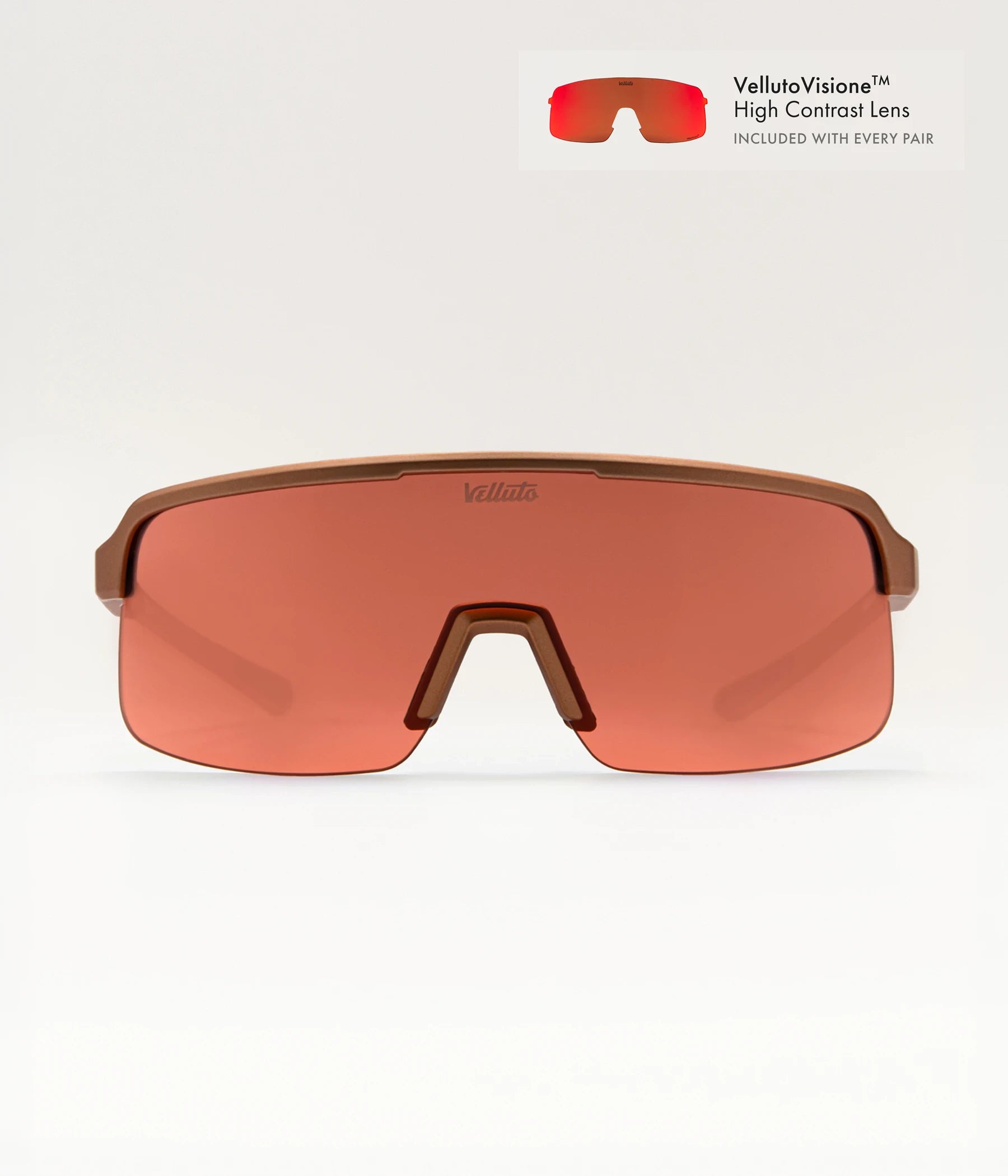 Velluto StradaPro Cycling Glasses | Arancia