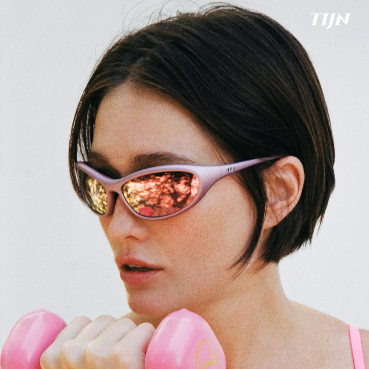 TIJN Sports Sunglasses for Men Women UV400 Wraparound Cycling Baseball Fishing Running Golf Fashion Outdoor Shades, Vanta