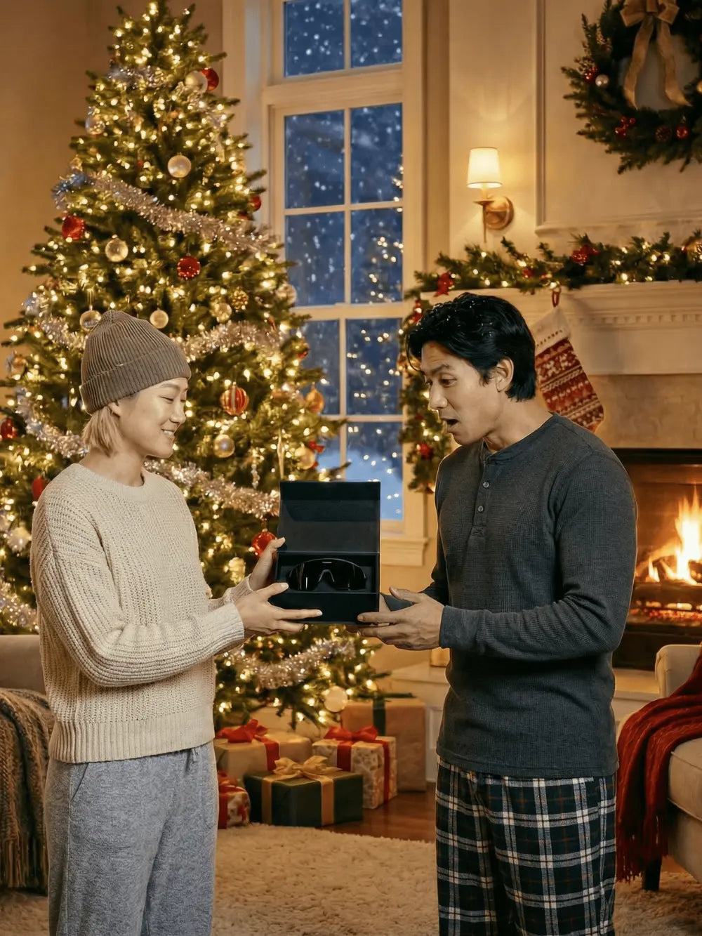 Christmas Bundle | Rennradbrille + Wechselglas + Etui + Tuch + Spray + Trinkflasche