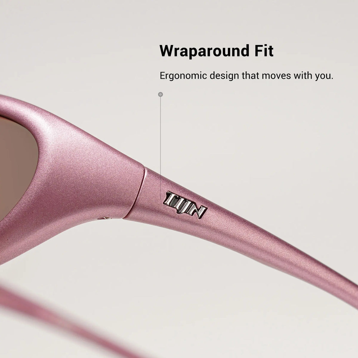TIJN Sports Sunglasses for Men Women UV400 Wraparound Cycling Baseball Fishing Running Golf Fashion Outdoor Shades, Vanta