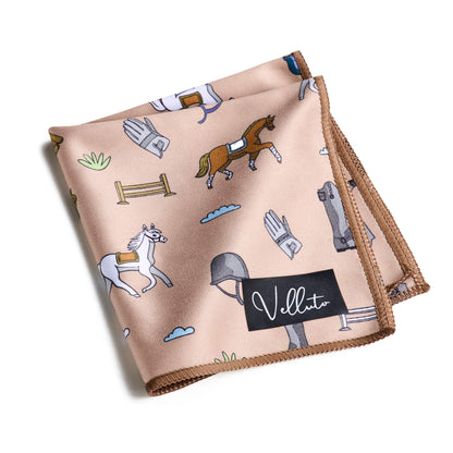 "Cavallo" - glasses cleaning display and pocket handkerchief