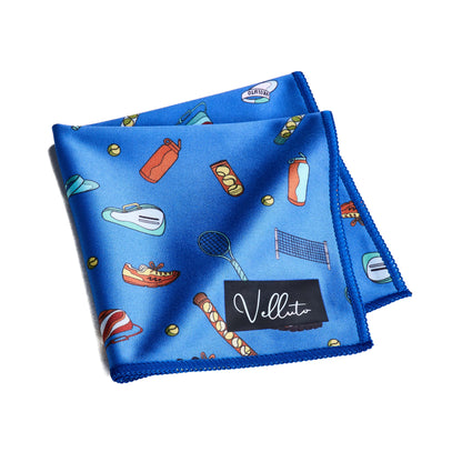 "Tennis" - glasses cleaning, display and pocket handkerchief