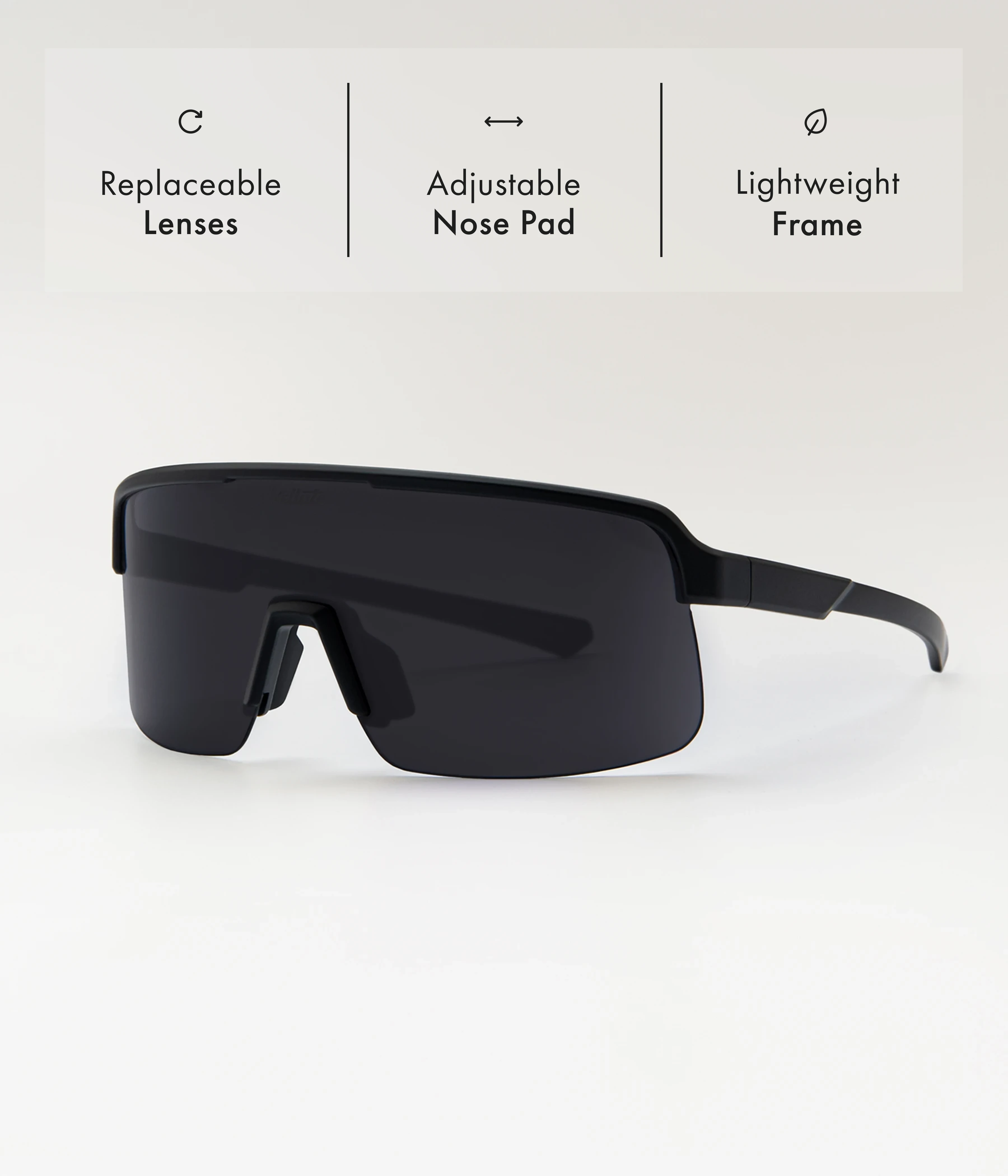 Velluto StradaPro Cycling Glasses | Nero