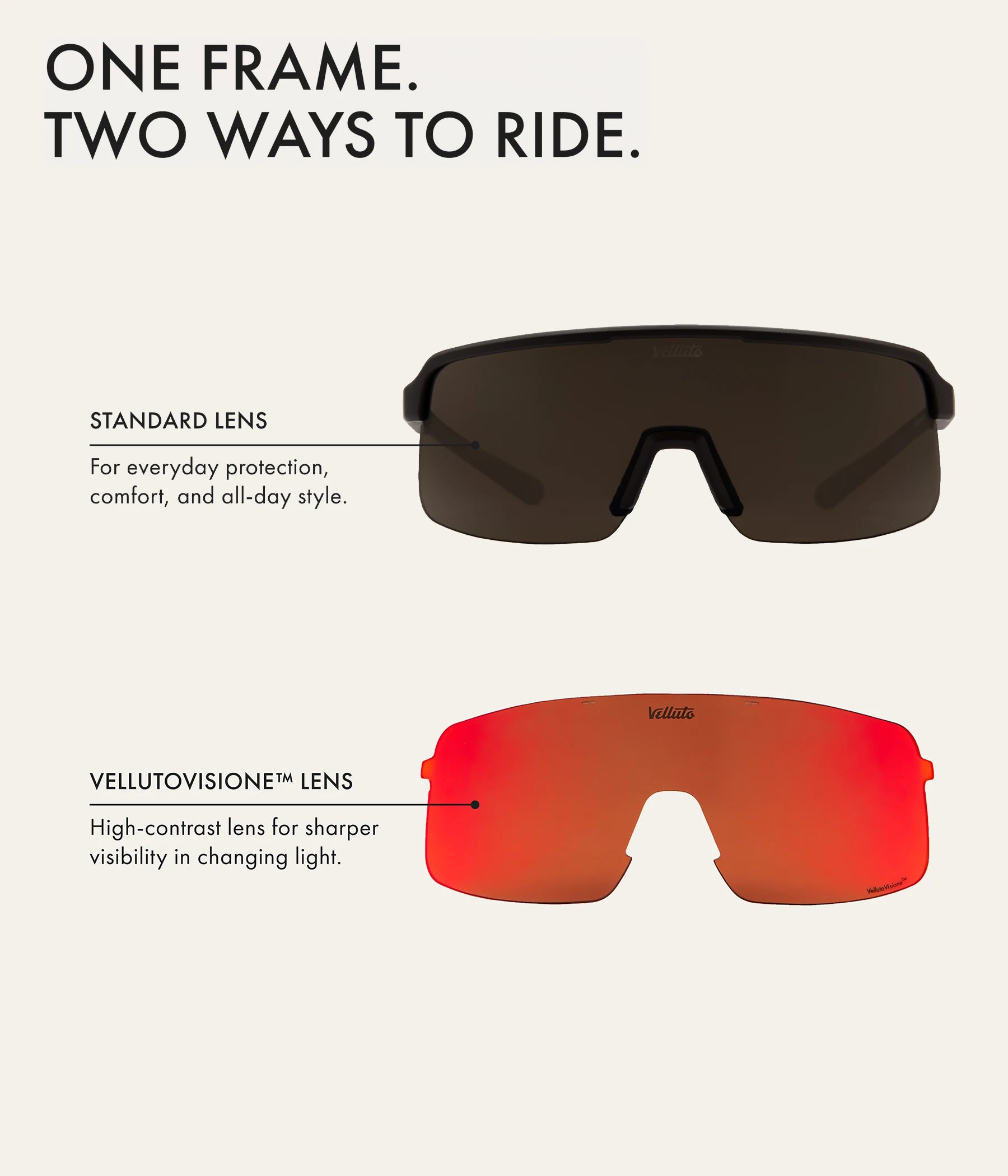 Velluto StradaPro Glasses | Espresso